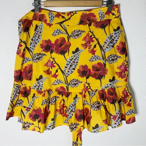 A.L.C. Hampton Floral Mini Wrap Skirt Sz 14 NWT Intermix Exclusive - Picture 4 of 6